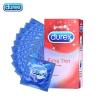 durex 杜蕾斯 隐形超薄安全套 10只装