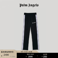Palm Angels 男士黑色侧条纹运动裤卫裤