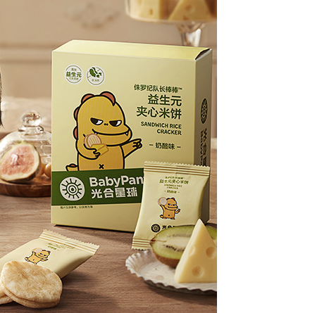 BabyPantry 光合星球 夹心米饼 32g