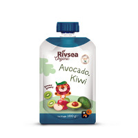 Rivsea 禾泱泱 果泥 西班牙版 3段 西梅蘋果味 100g