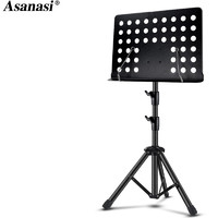 Asanasi 阿萨娜丝 谱架 通用加粗可升降琴谱架吉他小提琴乐谱架古筝二胡乐谱台黑色P01