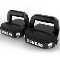 SUNCAO 双超 多功能俯卧撑架 防滑臂力器扩胸肌训练家用健身器材  SC-WXL01灰烬骷髅