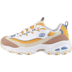 skechers斯凯奇老爹鞋女鞋经典厚底熊猫鞋复古撞色休闲鞋13146