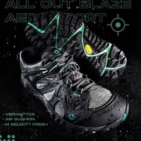 MERRELL 迈乐 户外运动水陆两栖鞋女ALL OUT BLAZE轻便透气耐磨防滑