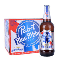Blue Ribbon 蓝带 啤酒经典11度啤酒瓶装640mlx12瓶（新日期）
