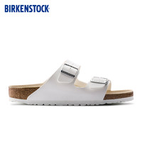 BIRKENSTOCK软木拖鞋男女同款进口时尚拖鞋女Arizona系列 蓝色-窄版51753 36