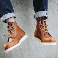 补贴购：RED WING 红翼 875 男士工装短靴