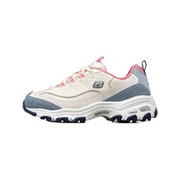 SKECHERS 斯凯奇 D'Lites 1.0 女子休闲运动鞋 13167/NTBL 自然色/蓝色 37