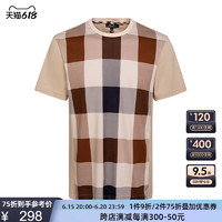 Aquascutum 雅格狮丹 经典格纹男士短袖T恤衫300245