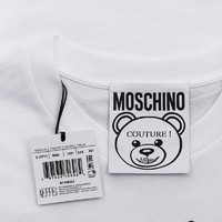 MOSCHINO 莫斯奇诺 小熊T恤 白色 0711 0540 1001
