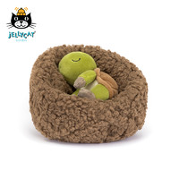 英国jELLYCAT2022年新品冬眠小乌龟柔软可爱毛绒玩具