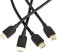 亚马逊倍思 AmazonBasics 高速 HDMI 电缆 黑色 10 feet 10件装