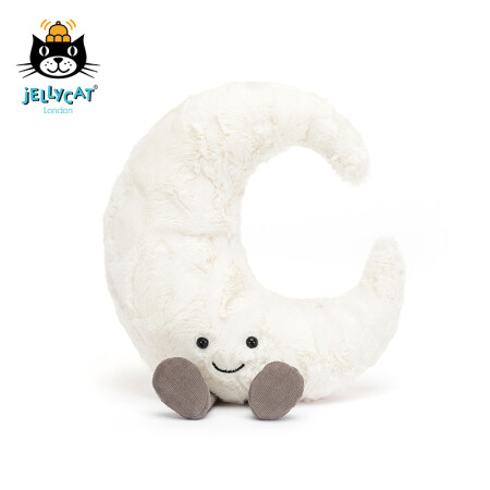 jELLYCAT 2022新品趣味月亮 可爱公仔毛绒玩具小玩偶生日礼物 趣味月亮 H26 X W20 CM