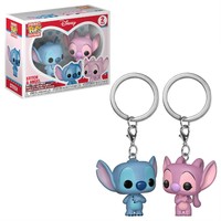 Disney 迪士尼 LILO & STITCH-STITCH & ANGEL POP 钥匙扣*2