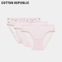 cotton REPUBLIC 棉花共和国 51111422 女士内裤 3条装