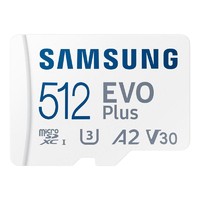 SAMSUNG 三星 MB-MC/D Micro-SD存儲卡 512GB（UHS-I、V30、U3、A2）