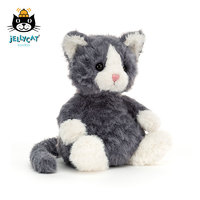 jELLYCAT深灰色莫莉小猫儿童玩具毛绒玩具公仔玩偶娃娃