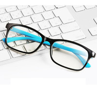 LEIMAI 雷麦 防蓝光眼镜男女款 石墨烯眼镜手机电脑 光镜 黑色