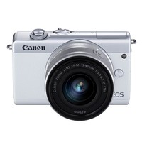 Canon 佳能 EOS M200 APS-C画幅 微单相机 白色 EF-M 15-45mm