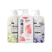 ACCEN 澳雪 鮮萃花果香氛美肌沐浴露套裝600g+500mL*2