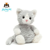 jELLYCAT 2021款银灰色莫莉小猫可爱公仔毛绒玩具睡觉小玩偶生日礼物 银灰色莫莉小猫 H19 X W14 CM