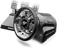图马思特 T-GT II，官方授权PlayStation 5和GT7赛车方向盘 3 踏板套装。