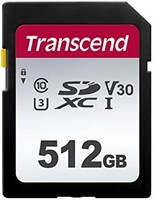 Transcend 创见 512GB UHS-I U3 SD 存储卡, TS512GSDC300S-E 0.5GB UHS-I U3 SD 存储卡