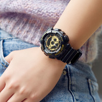 LIBER AEDON 手表运动款男女学生多功能防水石英表双显计时时尚潮流情侣手表