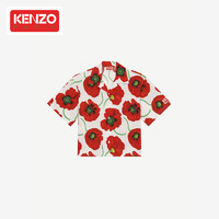 KENZO 22春夏新品女士POPPY花朵系列夏威夷口袋衬衫 FC52CH071CE0