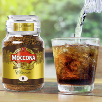 Moccona 摩可納 荷蘭原裝進口深度烘焙凍干速溶咖啡 無蔗糖黑咖啡 400g