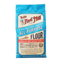 Bob's Red Mill 鲍勃红磨坊 美国进口鲍勃红磨坊未漂白全用途面包粉中筋面粉 2.27kg