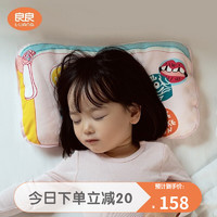良良（liangliang）婴儿枕头儿童夏季透气新生儿护型枕夏天吸汗宝宝0-3岁四季通用 加长-蘑菇猫（天丝苎麻·双枕套） 双枕套