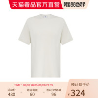 Y-3米灰色纯棉2022春后背字母大图印花男士短袖T恤