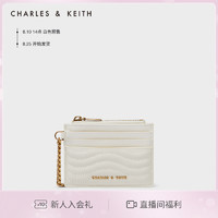 热品回归CHARLES＆KEITH春夏新品CK6-50840458女士迷你多卡位卡包