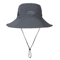 Jeep 吉普 大 帽檐情侶款防紫外線漁夫帽帽子夏季防曬帽太陽帽遮陽帽