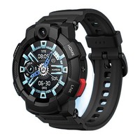 xun 小尋 sport 6運動心率版 智能手表 黑色表帶 黑色硅膠表帶（北斗、GPS、血氧）