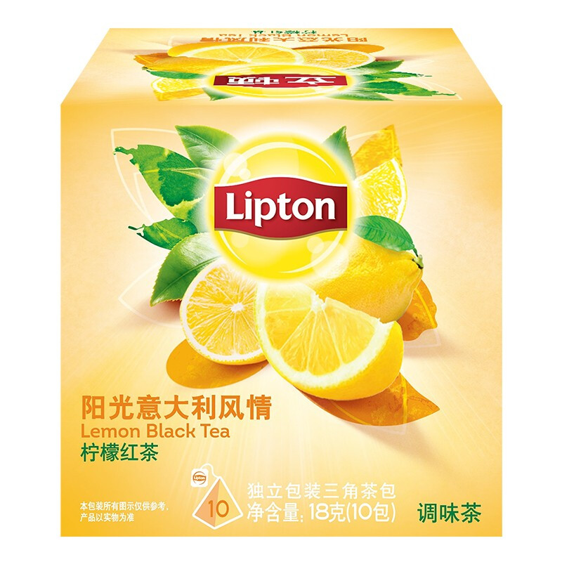 Lipton 立顿 阳光意大利风情 柠檬红茶 18g