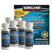 科克蘭 Kirkland 可蘭 米諾地爾生發液 5%Minoxidil 海外進口柯克蘭男士脂溢頭發生發水 60ml*6瓶裝
