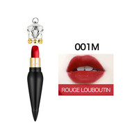 Christian Louboutin 黑管絲絨啞光唇膏 #001M Rouge Louboutin路鉑廷紅 3.8g