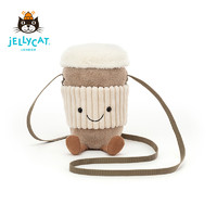 jELLYCAT英国趣味咖啡随行杯包包柔软舒适可爱毛绒玩具正品送礼
