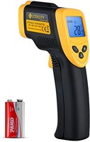 ETEKCITY Lasergrip 1080 红外测温仪（非人类用），非接触式数字激光温度枪5，8℉〜10，标准，黄色和黑色