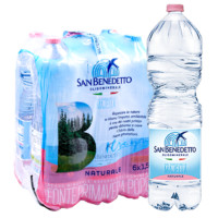 SAN BENEDETTO 天然矿泉水1.5L大瓶阿尔卑斯山脉矿物质水 无气 1.5L*12瓶