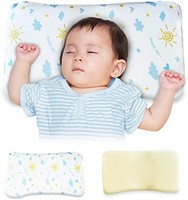 TITIROBA 婴儿枕 婴儿 baby 宝宝枕头 适用于更好的头型 朝向癖 直面头 睡秃对策 2件套