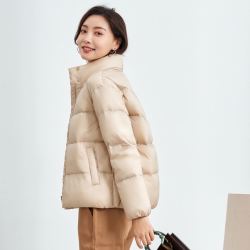 bengen冰洁羽绒服女冬时尚休闲短款小个子面包服保暖羽绒外套
