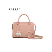 RADLEY LONDON Radley英国 轻奢鳄鱼纹理手提包 气质牛皮单肩斜挎包女包H2178260送女友礼物 粉色/H2178681