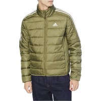 限尺码：adidas 阿迪达斯 Essentials IZG13 男子羽绒服 GT9168 橄榄绿 S