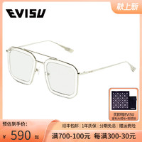 EVISU 惠美寿 太阳镜男女金属双梁方形墨镜潮流原宿风新款眼镜 2057