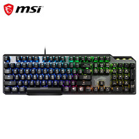 MSI 微星 GK50 ELITE 机械键盘 有线 电竞键盘 104键
