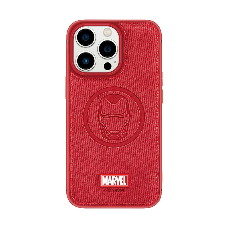 迪士尼苹果13Promax手机壳iPhone13ProMax保护套 全包布纹硅胶超薄防摔网红高档男款软壳 钢铁侠