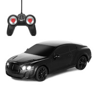 美致 模型（MZ）遥控汽车1:24宾利GT Supersport儿童玩具车漂移跑车仿真车模摆件电动可遥控可充电 黑色
